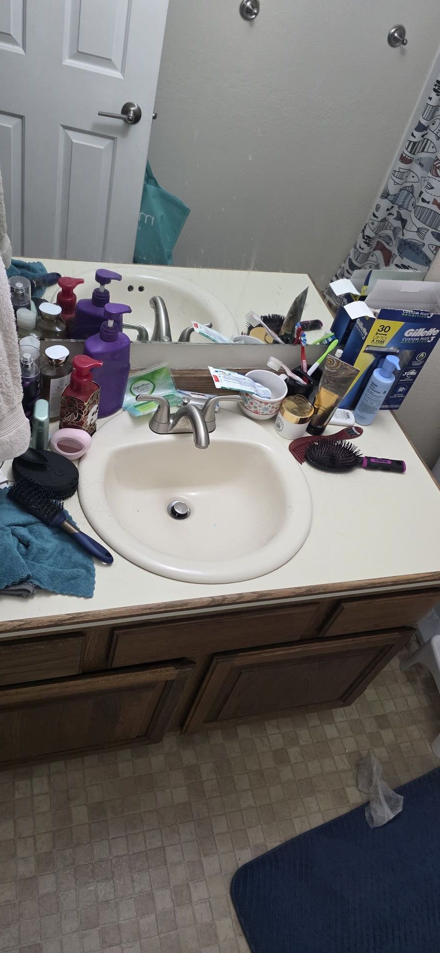 Before and after - before